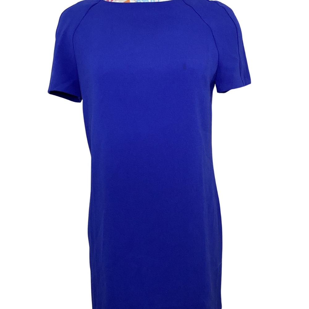 Forever 21 Vibrant Blue Zip-Up Shirt Dress